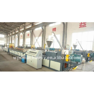 PVC WPC wood-plastic profile machine (PP/PE+ Wood machine)